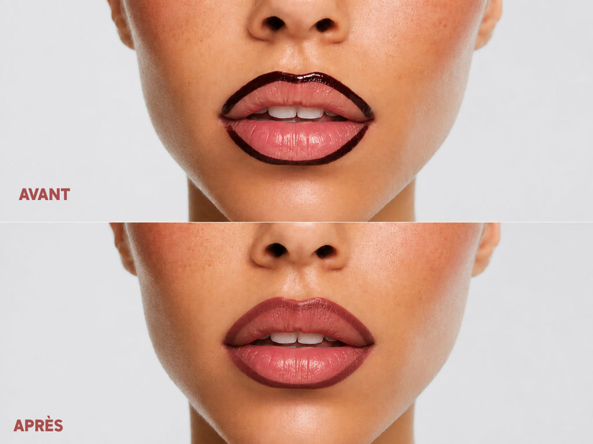 Lip Stain — avant / après