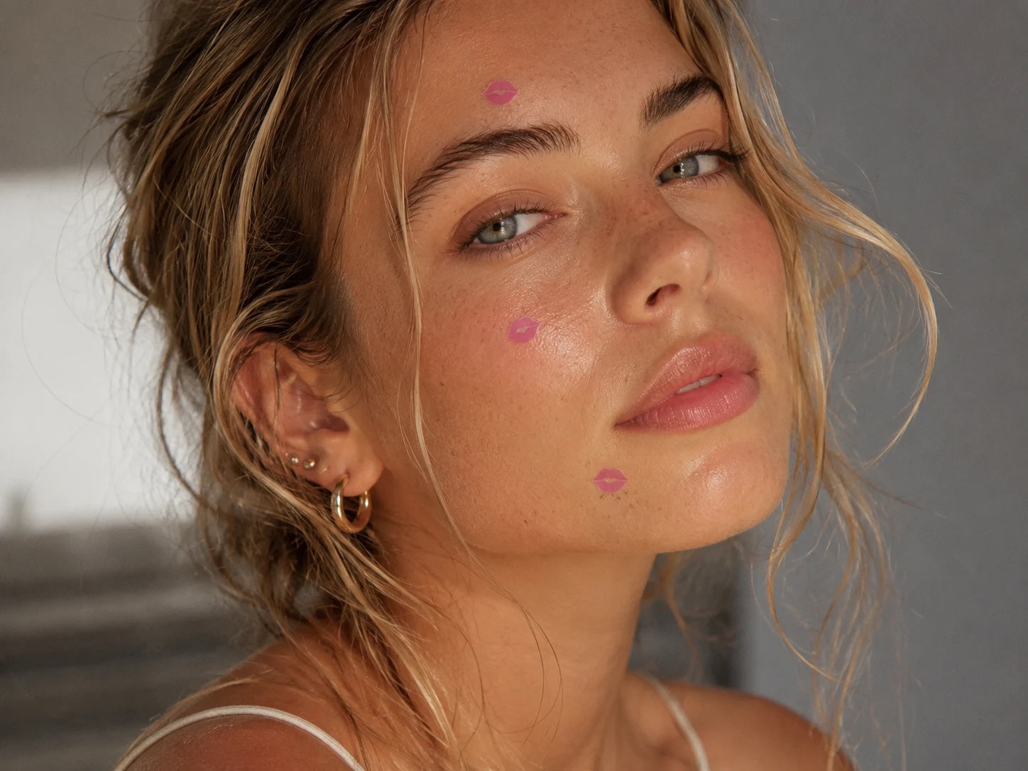 A kiss on every blemish
